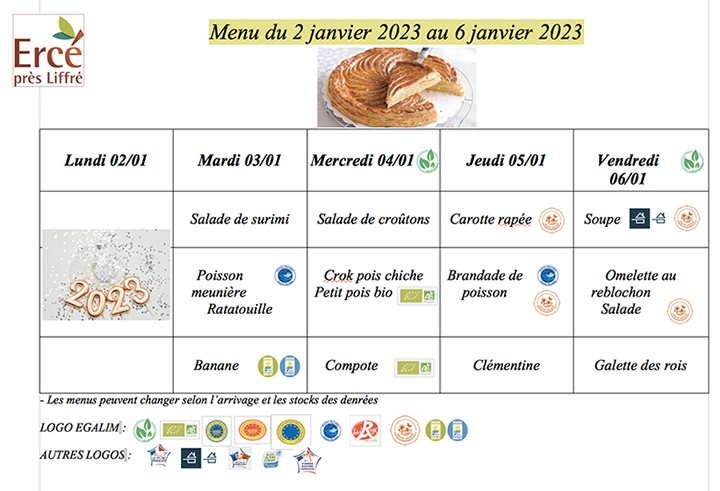 menu 2 6 janvier 2023