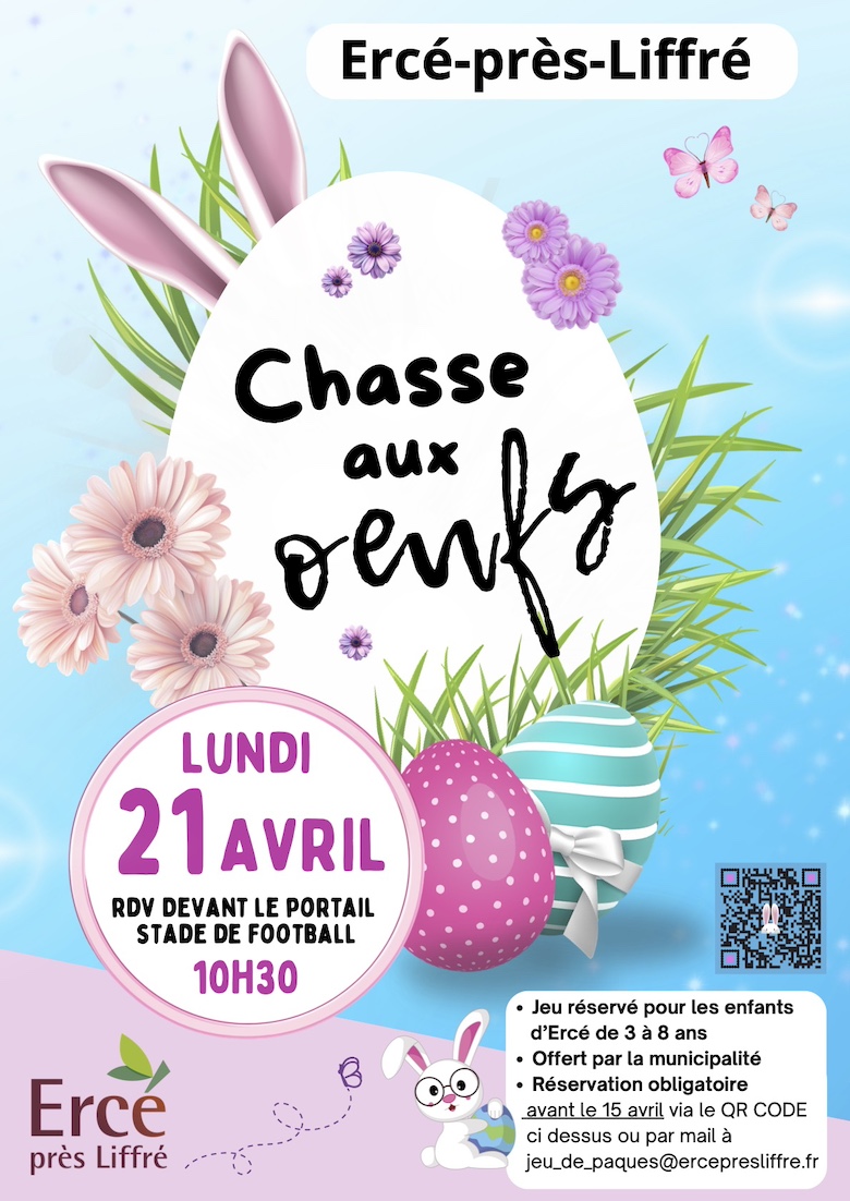 Chasse oeufs 2025 AFFICHE