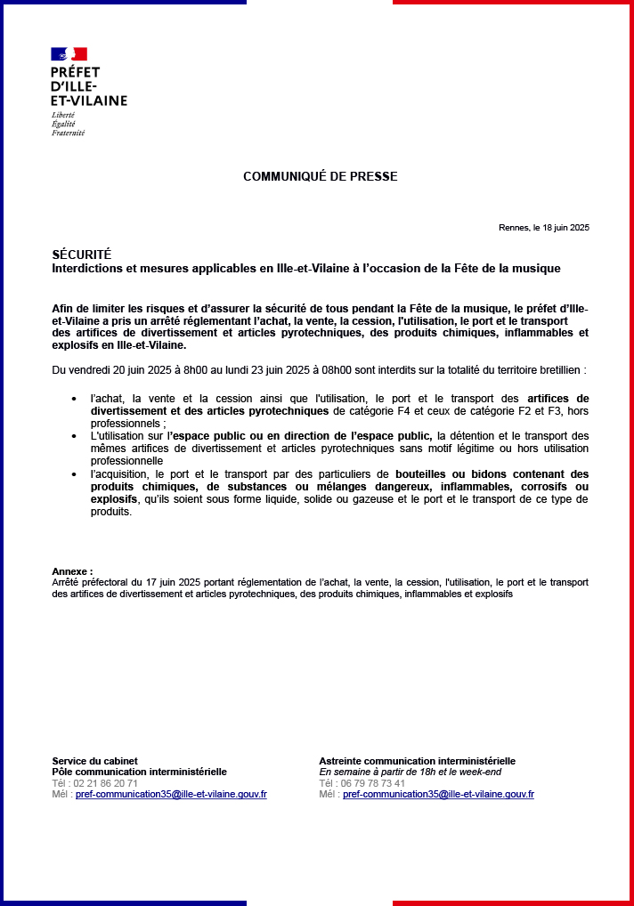 CP Mesures applicables 20250621