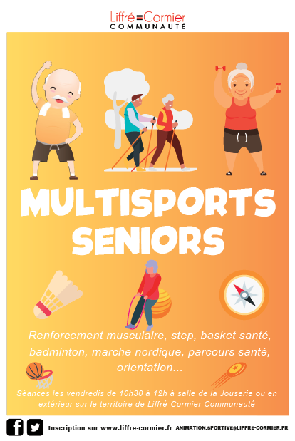 Multi sports seniors affiche